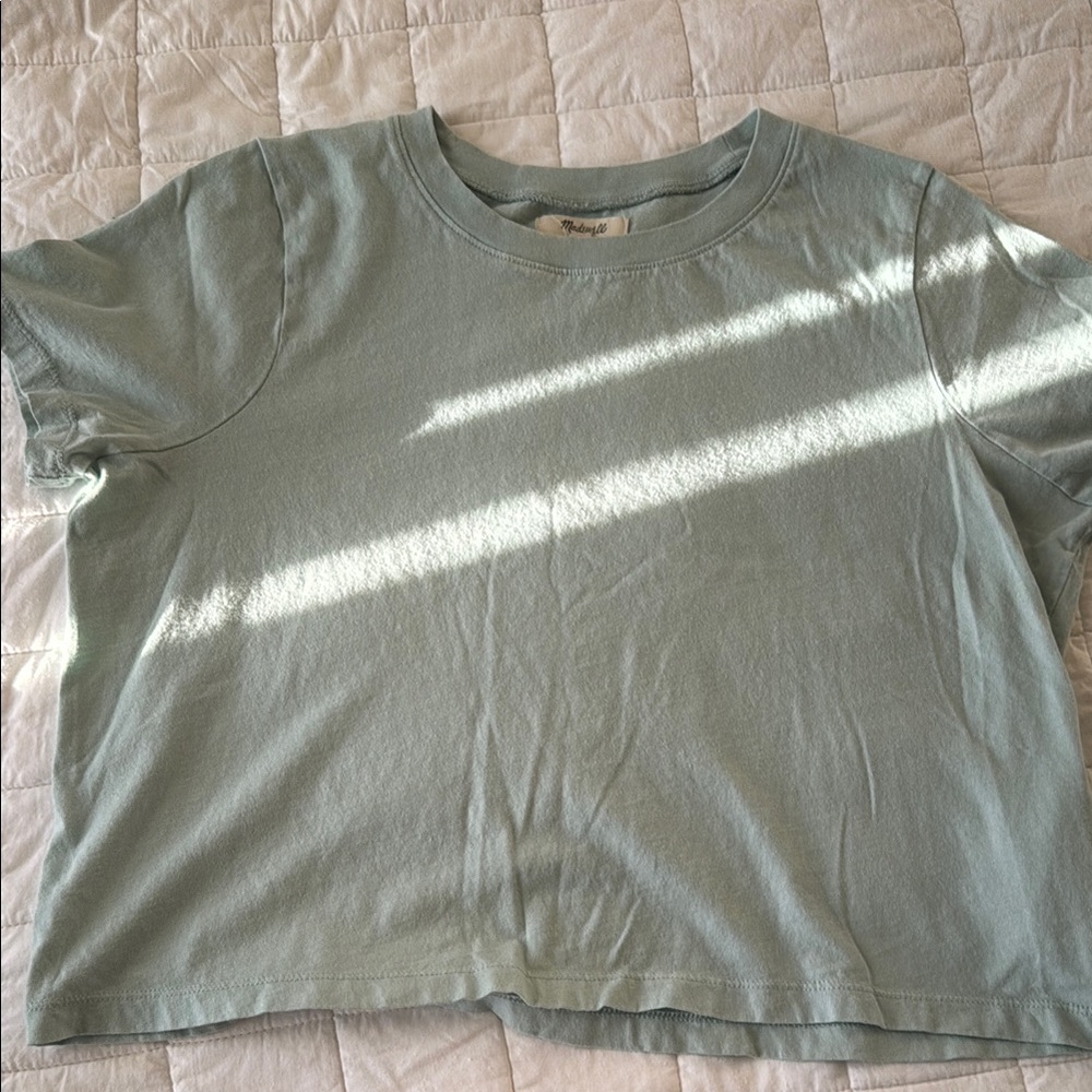 Madewell Short Sleeve Tee in Sage Green